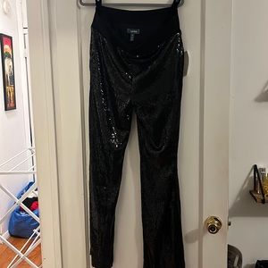ModCloth Sequined wide leg pants